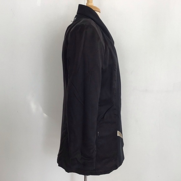 VIntage 90’s Y2K Chad Steven’s black wool blend 1 button lined power blazer sz 6 - Picture 7 of 11